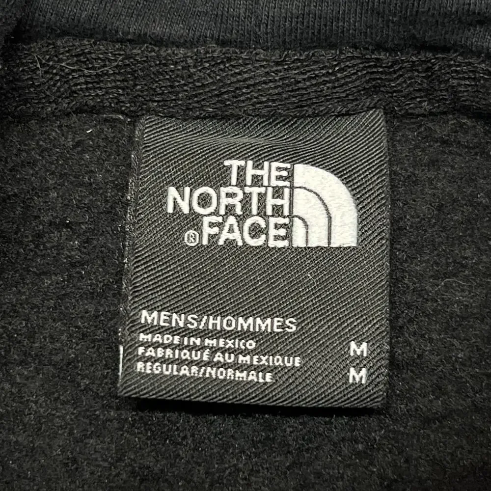 The North Face Hoodie Mens Medium Black Fleece Pullover Outdoors Together